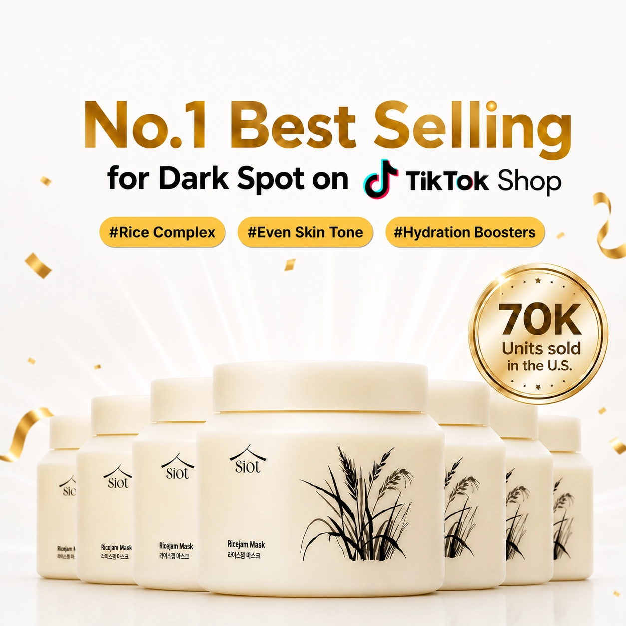 [TIKTOKSHOP NO.1] Rice Jam Mask